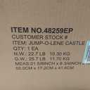 Intex Inflatable Colorful Jump-O-Lene Castle Bounce House, for 2 Kids Ages 3-6 - Large Blow-Up Indoor Outdoor Children's Bouncer Jumper Playhouse