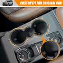 Center Console Cup Holder Compatible with 2020-2025 Ford Escape/2021-2025 Bronco Sport Insert Drink Holder Cupholder Coast for Bronco Sport&Escape Accessories(for Escape/broncosport 20-25)