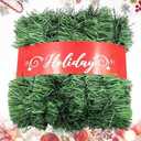 Christmas Garland, Artificial Non-Lit Soft Green Garlands 54FT Classic Christmas Greenery Garland Festive Home Decor for Indoor or Outdoor Use
