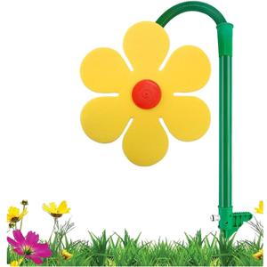 Crazy Dancing Daisy Sprinkler, Garden Sprinkler Stake with Adapter, 360 Rotatable Flower Sprinklers,Lawn Watering Sprinklers Sprayer, for Yard Watering
