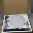 36W LED Floor Lamp, Super Bright Standing Lamp, Modern Stepless Dimmable Torchiere Tall Lamp with Remote Control, 350Rotating Head Reading Floor Lamp for Living Room, Bedroom, Office (Black)