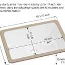Undermount Bathroom Sink Rectangle, Hugsleek Interior Bowl Size 16 x 11 inch White Porcelain Ceramic Vessel Sink Under Counter Exterior Size 18x13in Rectangular Bath Sink Basin Lavatory Fireclay