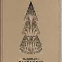 Santa Barbara Design Studio Honeycomb Paper Christmas Trees - 3D Foldable Fir Tree Holiday Centerpiece Blue, 48" Tall, Balsam - Frosted Sage