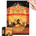 PieceRelax Plastic Jigsaw Puzzles for Adults 600 Pieces - Twinkle Twinkle - Bucephalus Most Satisfying Table Games and Gifts No Puzzle Mat Required [H3800]