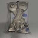 Qrity 2 PCS Adjustable Lift Up Stay Support Hinge - Bidirectional Operation - Support Up to 20KG - Opening Angle 75/90/110