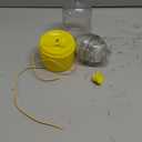 Egg Scrambler Shaker, Egg Spinner for Boiled Golden Eggs, Hand Crank Manual Egg Yolk White Mixer with Pulling RopeWhisk Hand Powered Golden Egg Mak