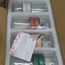 8 Pack Overnight Oats Containers with Lids, Large & Small Glass Mason Jars 16oz & 10 oz, Breakfast Oatmeal Container to Go, Salad Meal Prep Jars for Food Storage, Mush Chia Seed Pudding Jars