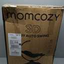 Momcozy CocoSway Electric Baby Swing for Infant, 180 Rotating Seat, 6 Parent-Like Sway Motions & 4 Speeds, Quiet Soothing, Remote Control, Machine-Washable Cover, Grey