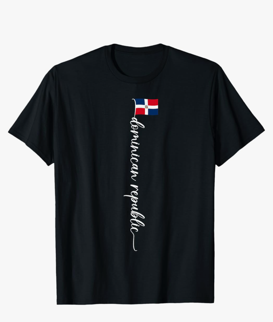 Dominican Republic Signature Dominican Republic Flag T-Shirt Size S