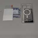 Choiche Compatible for iPhone 15 Case Magnetic, Women Clear Glitter Bling Sparkly Case, [2xDiamond Camera Lens Protectors] [2xTempered Glass Screen Protectors] [Compatible MagSafe] (Glitter Clear)