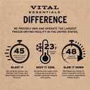 Vital Essentials Freeze Dried Dog Treats | Beef Liver, Single Ingredient | Premium Quality | Grain Free Training Treats for Dogs, 2.1 oz Bag