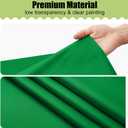 Smiry Disposable Table Cloth - 6 Pack, 54 x 108 Inch Waterproof Rectangle Tablecloths for Parties, Decorative Plastic Table Cover, Leakproof & Sturdy, Green