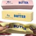 4 x Slowly Expanding Butter Squeeze Toys, Super Soft Slow Rebound, Stress and Anxiety Relief, Birthday Party Gifts, 2 Pack