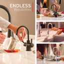InSinkErator HOT250 Instant Hot Water Dispenser System, Single-Handle Faucet in Satin Nickel with 2/3-Gallon Stainless Steel Tank, H250SN-SS