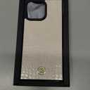 COCOMII Rectangle Case for iPhone 16 Pro Max, Compatible with MagSafe, Ivory Crocodile Leather