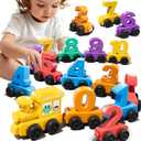 Magnet Number Train Set for Toddlers 1 2 3 4 Years Old - Counting Toy, Color Sorting Toy, Preschool Educational Activities, Learning Toy, Train Birthday Gifts for Boys Girls 1-3, 2-4
