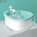 JOYMOOP Fruit Cleaner Spinner JOYLOOP, Large Fruit Washer Spinner, Fruit Cleaner Spinner with Fruit Washer Bowl, Vegetable Fruit Spinner Washer,Fruit and Vegetable Scrubber