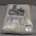 LAMIT Cream 90 Inch Long Linen Sheer Curtains 2 Panels Set for Living Room, Soft Thick Bronze Grommet Window Drapes Light Filtering Panels for Bedroom/Farmhouse, 52 x 90 Inch, Cream Ivory (Natural)