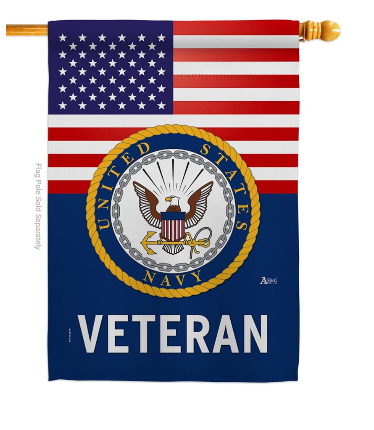 US Navy Veteran 13"x 18.5"