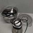 KOIOS Food Processor, 500W Electric Food Chopper with 2 Bowls (8 Cup+8 Cup) & 2 Bi-Level Blades&, Small Electric Grinder Meat Processor for Nuts, Meat, Onion, Garlic, Baby Food, Black