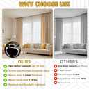 Double Curtain Rods for Windows, Heavy Duty Dual Rod Wall Mount Track Slilent Aluminum Alloy Brackets with Decorative Round Finials Rail for Bedroom/Living Room/Window/Hotel (Golden,4.3m(14.1ft))