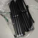 3-Tier Metal Folding Clothes Drying Rack, Laundry Drying Rack Clothing | Collapsible Dryer Racks for Laundry | Indoor & Outdoor, Black