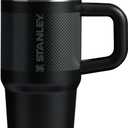 STANLEY Quencher ProTour Flip Straw Tumbler with Leakproof Lid | Built-In Straw & Handle | Cupholder Compatible for Travel | Insulated Stainless Steel Cup | BPA-Free (14 Ounces, Black Fade)