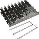 Hongso 13-Pcs Stainless Steel Flavorizer Bars and Burner Tube Kit Replacement for Weber Genesis I - IV, Genesis 1000-5000, Genesis Platinum I & II, with Side Control Panel, 5 pcs 23-3/8" 8 pcs 15-7/8"