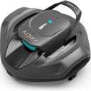 AIPER Dive E Cordless Robotic Pool Cleaner, Pool Vacuum with Dual-Drive Motors, Self-Parking, LED Indicator, Perfect for Above/In-Ground Flat Pools up to 80m² 