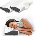 Derila Memory Foam Pillows (2 Pillows, Standard (19.7" x 11.8" x 3.9"))