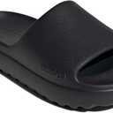 adidas Unisex Adult Adilette Lumia Slides (9 Women/8 Men, Black/Black/Black)