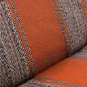 FREMONT AUTO Baja Saddle Car Seat Covers - Durable, Stylish, Universal Fit for Ford, Chevrolet, Dodge Trucks & SUVs - Blanket Style, Bench Seat Cover - Full-Size Pickup (Orange)