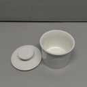 Sweese French Butter Dish - Butter Crock for Counter with Water Line for Fresh Spreadable Butter - French Butter Keeper with Lid - Housewarming Gift For The One Who Has It All - White