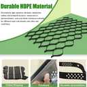 2" Thick Gravel Ground Grid 6.5ft x 16.5ft - Geo Grid Driveway Stabilization Grids, Gravel Retainer Grid 1885 LBS Per Sq ft, Geocell Geogrid for Walkway Driving RV Parking Slopes and Garden