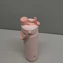 POWCAN 26 oz Insulated Water Bottle with 2-in-1 Straw and Spout Lid, Keep Cold 24H, Leak-Proof, Fits in Car Cup Holder, Stainless Steel Water Bottle for Sports, Travel, and School (Cotton Candy)