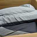 EHEYCIGA Orthopedic Dog Beds for Extra Large Dogs, Waterproof Memory Foam XXL Pet Bed with Sides, Non-Slip Bottom and Egg-Crate Foam Big Dog Couch Bed with Washable Removable Cover, Grey