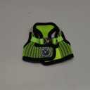 EcoBark Dog Harness - Eco-Friendly Max Comfort Harnesses - Luxurious Soft Mesh Halter - Over The Head Harness Vest- No Pull and No Choke for Small, Toy Breed, and Teacup Dogs (XS, Green)