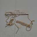 Orchroma Friends Picture Frames Collage Wall Decor,Long Distance Friendship Gifts,Friends Photo Picture Board,Hanging Photo Display with Clips,Home Liveing Room Dorm Bedroom Wall Decor(Burlywood) (15.7x5 inch)