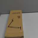 PHOTOMYNE Sturdy Flexible Phone Holder for Desk, Table, Office, Kitchen with Clamp for Photo Album Scanning, iPhone Holder for Desk- Black