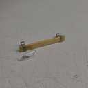 Amerock | Cabinet Pull | Brushed Gold/Satin Nickel | 5-1/16 inch (128 mm) Center to Center | Overton | 1 Pack | Drawer Pull | Drawer Handle | Cabinet Hardware (5-1/16 inch (128mm) Center-to-Center)