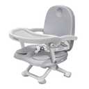 Baby Booster Seat for Dining Table with Removable Tray & Cushion, 3in1 Portable Toddler Booster Seat, 4 Height Adjustable Travel High Chair for Babies and Toddlers
