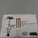 LED 6ft Artificial Palm Tree Floor Lamp, Warm White & Green