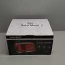 Roter Mond 4 Slice Toaster Retro Stainless Steel with Bagel Defrost Cancel Function, 6 Browning Settings, Extre Wide Slot and Removable Crumb Tray, Green, ST033