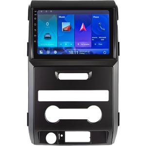 Car Stereo for Ford F150 2009 2010 2011 2012, Android System Wireless Carplay Android Auto 9 inch Touchscreen Car Radio Replacement with GPS Navigation Bluetooth WiFi Manual AC