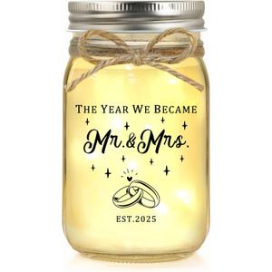 Wedding Gifts for Couples 2025, Bridal Shower Gifts, Engagement Gift for Couples, Wedding Decor, Mr & Mrs Gift for Newlyweds