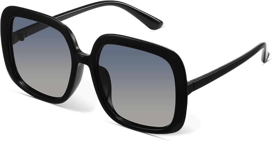 miyya Oversized Polarized Sunglasses Women, Trendy Retro Sun Glasses for Women 2024, Oversized Shades