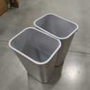 Rubbermaid Commercial Products Deskside Wastebasket/Trash Can, 10.25-Gallon/41-Quart, Gray, Plastic, Garbage Can for Home/Office, Fits Under Desk/Sink/Cabinet, 2Pack