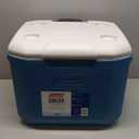 Coleman 60qt Rolling Cooler with Wheels, Insulated Portable Wheeled Chiller with Ice Retention, Made in USA