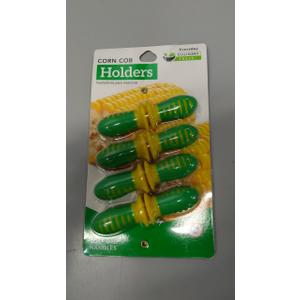 Everyday Culinary Fresh 8 Jumbo Corn Cob Holders - Stainless Steel Prongs