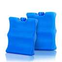 Teamoy Breastmilk Ice Pack(Pack of 2), Bottle Ice Packs for Breastmilk Storage and Breastfeeding Working Mom, Small